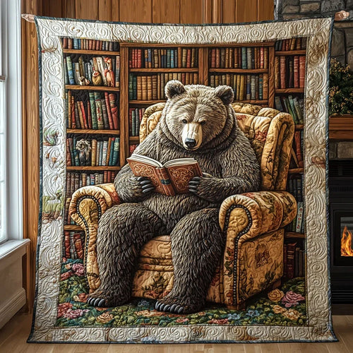 The Cozy Reader Quilt Blanket
