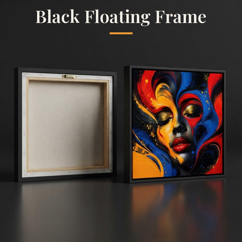 The Face Becomes Emotion Canvas Wall Art