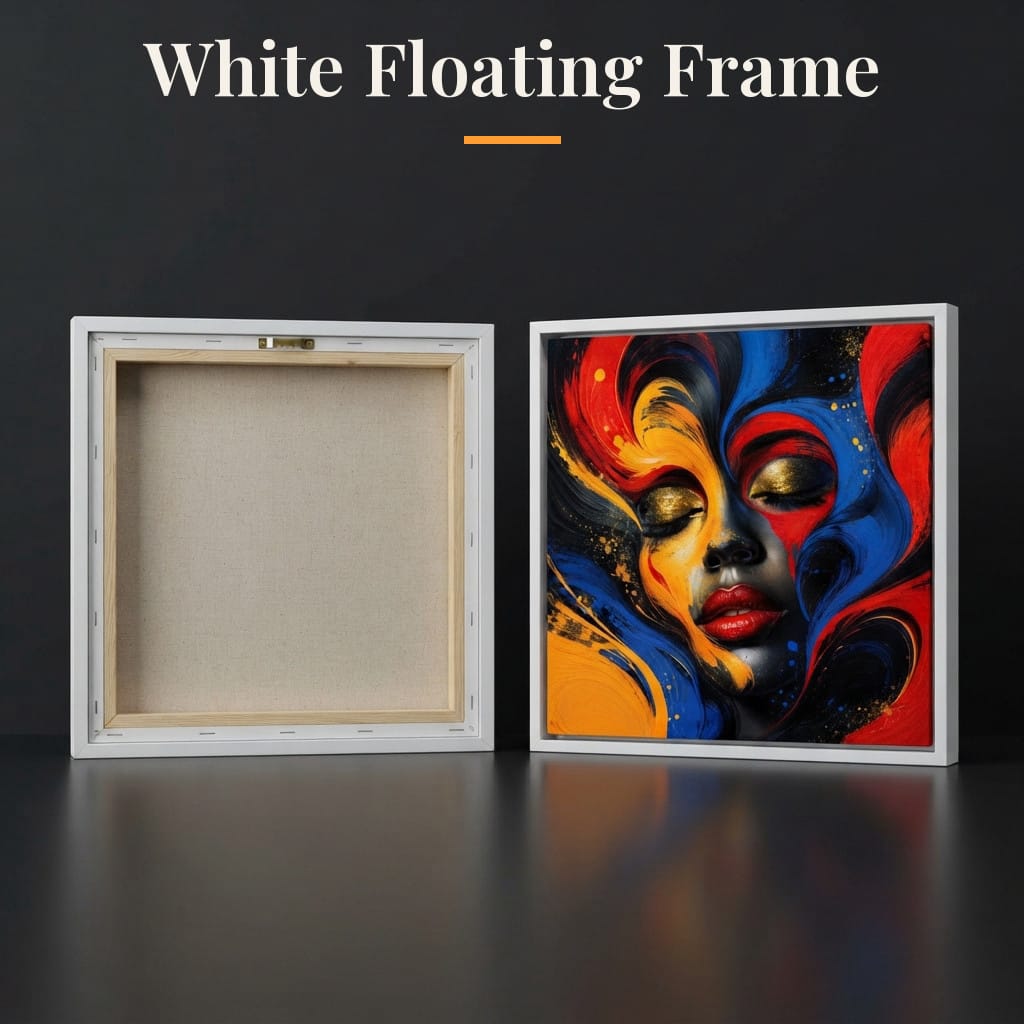 The Face Becomes Emotion Canvas Wall Art