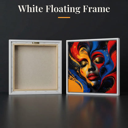 The Face Becomes Emotion Canvas Wall Art