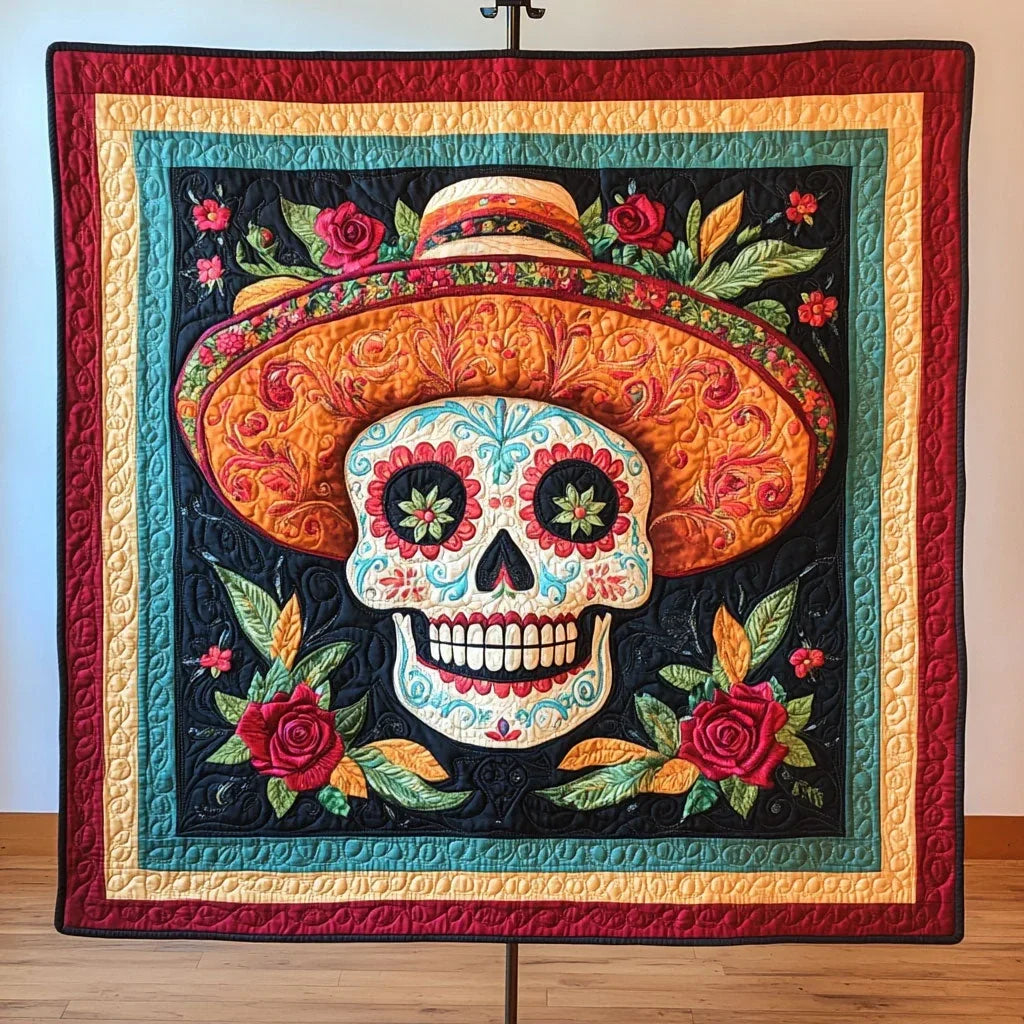 The Floral Crown Quilt Blanket