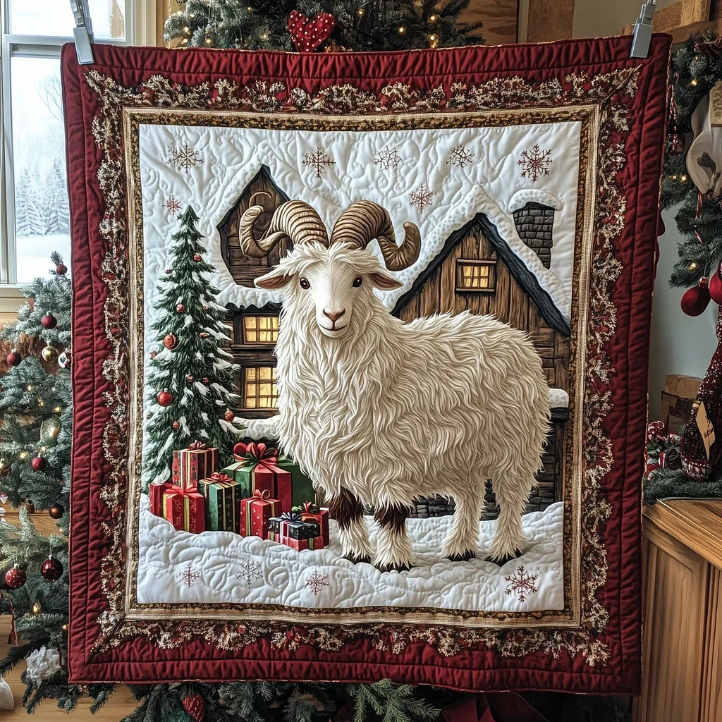The Giver At The Door Quilt Blanket