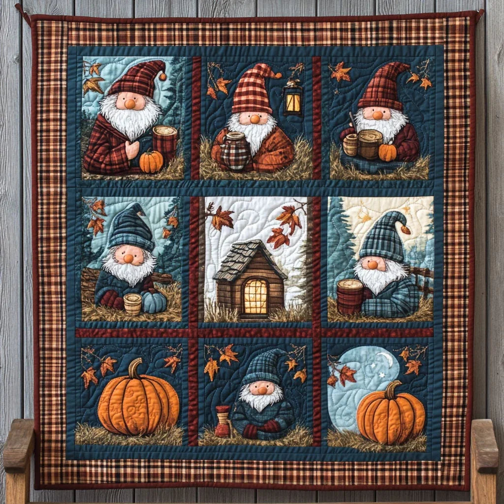 The Gnomewood Quilt Blanket