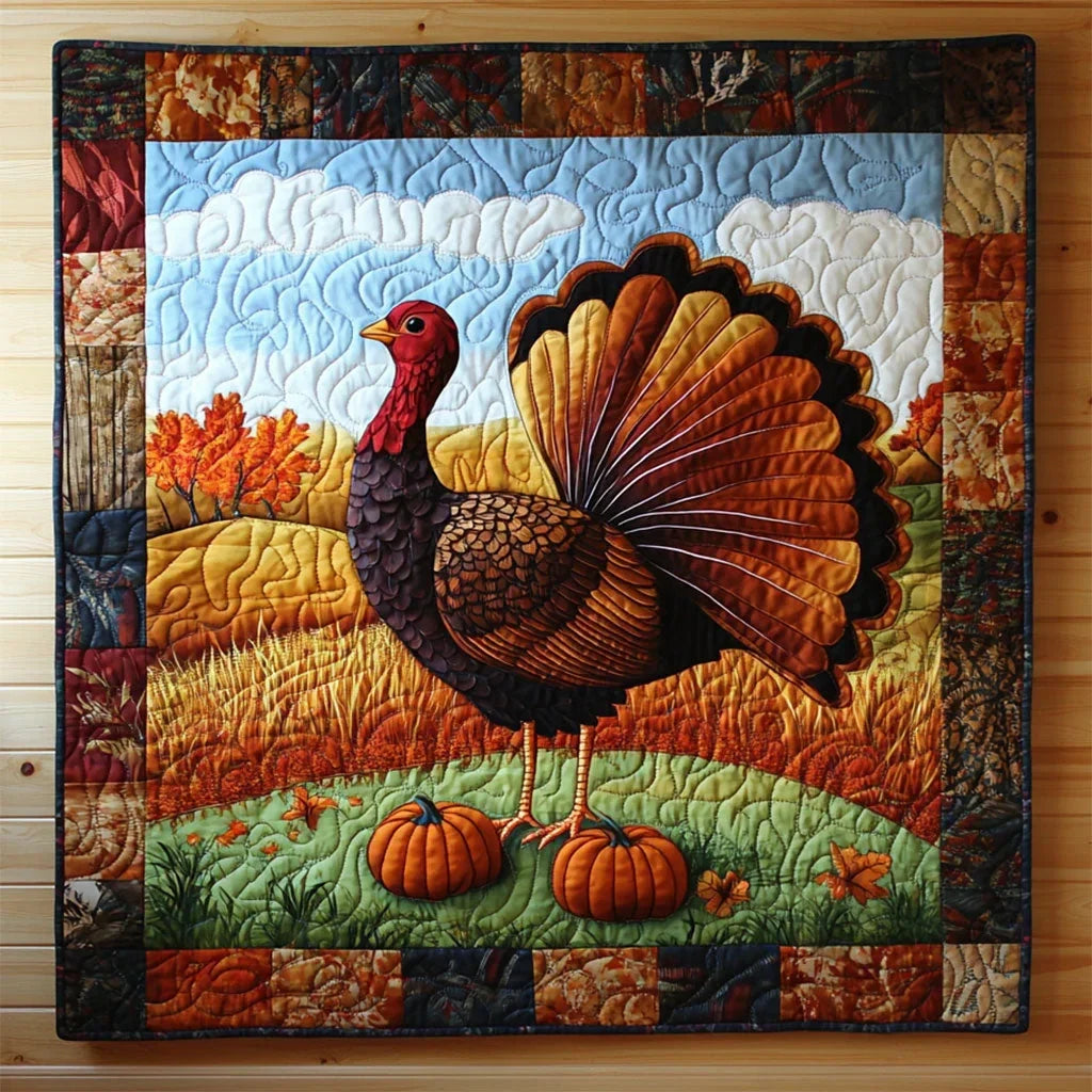 The Harvest Watcher Quilt Blanket