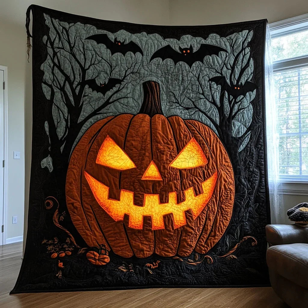 The Haunted Glow Quilt Blanket
