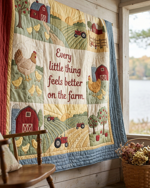 The Homestead Quilt Blanket - Quilted Blanket by Wild and Way