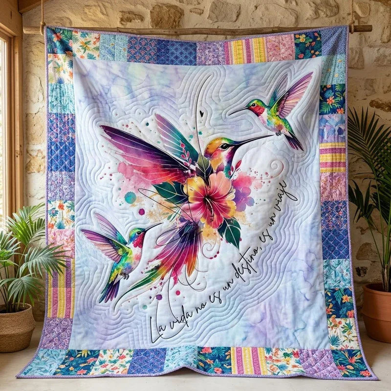 The Life Voyage Quilt Blanket - Quilted Blanket by Wild and Way