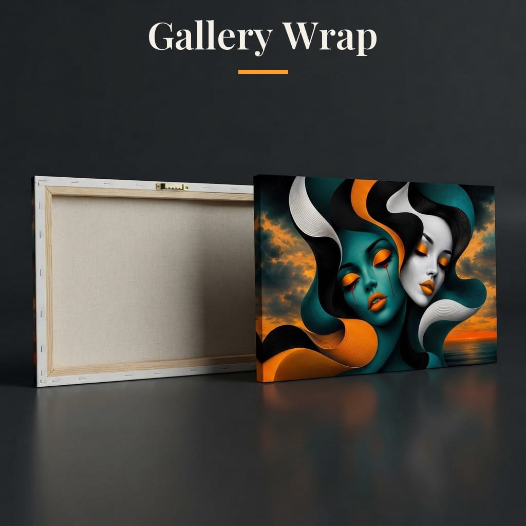 The Lovers Who Never Spoke Canvas Wall Art