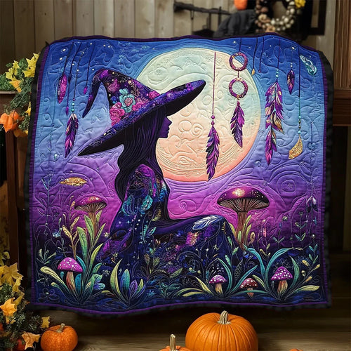 The Moonweaver's Dream Quilt Blanket