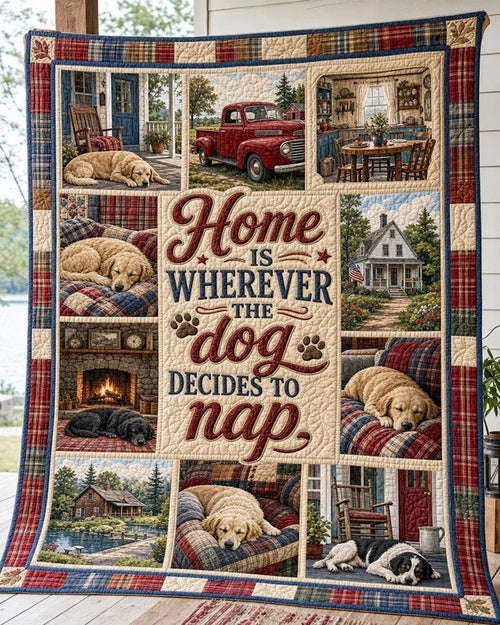 The Nap Zone Quilt Blanket - Quilted Blanket by Wild and Way