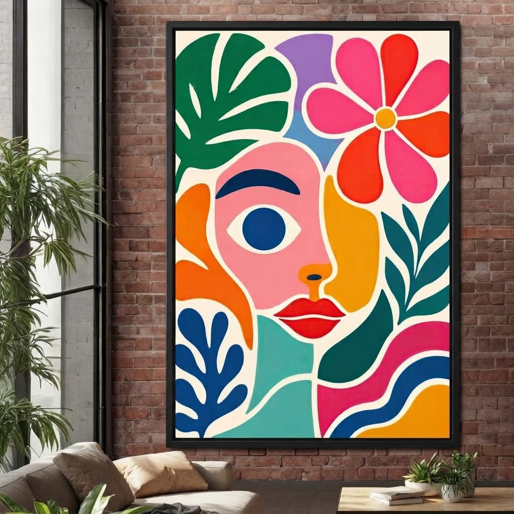 The One Eyed Garden Parade Canvas Wall Art