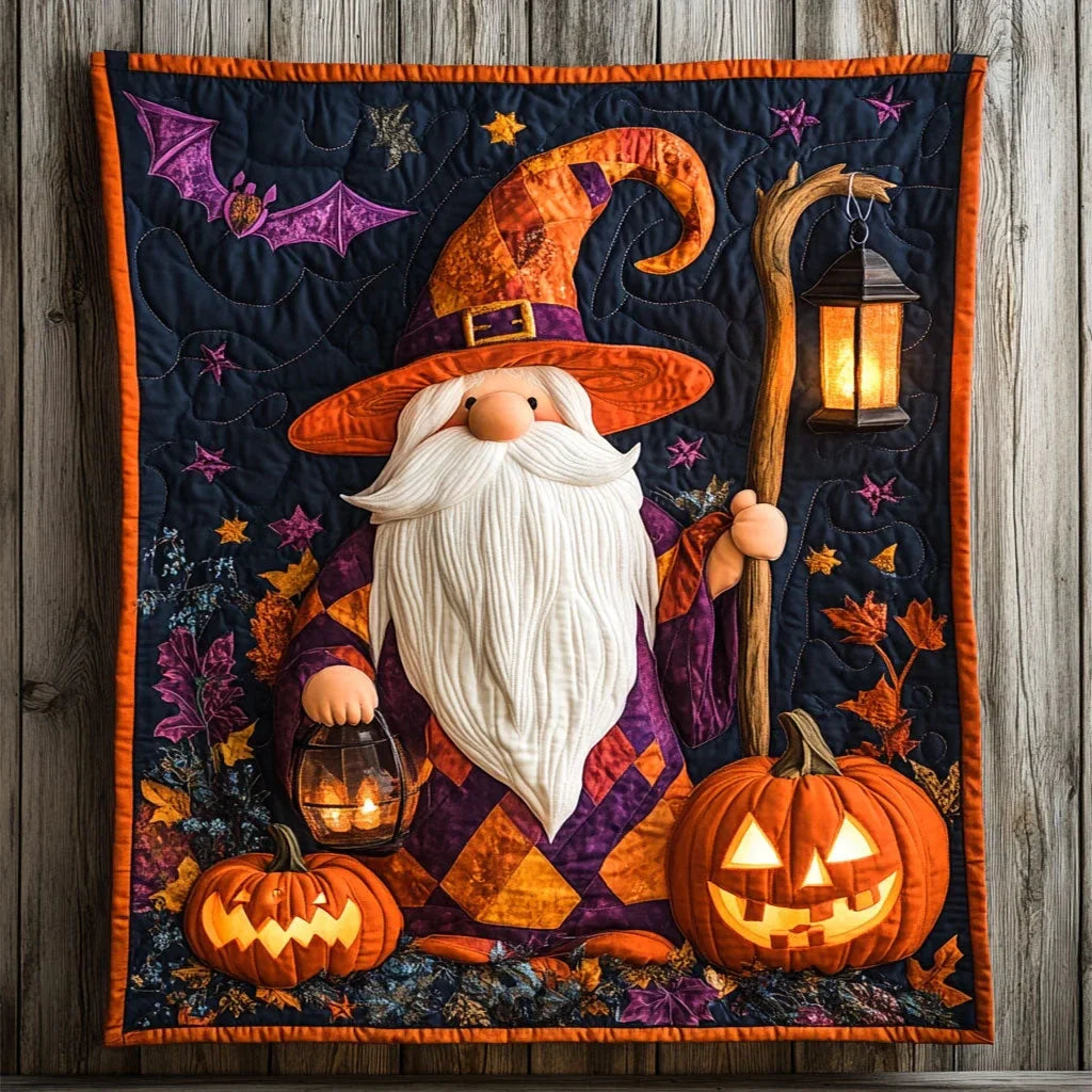 The Pumpkin Spell Quilt Blanket