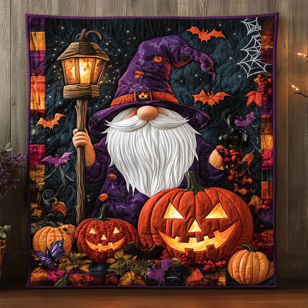 The Pumpkin Spell Quilt Blanket
