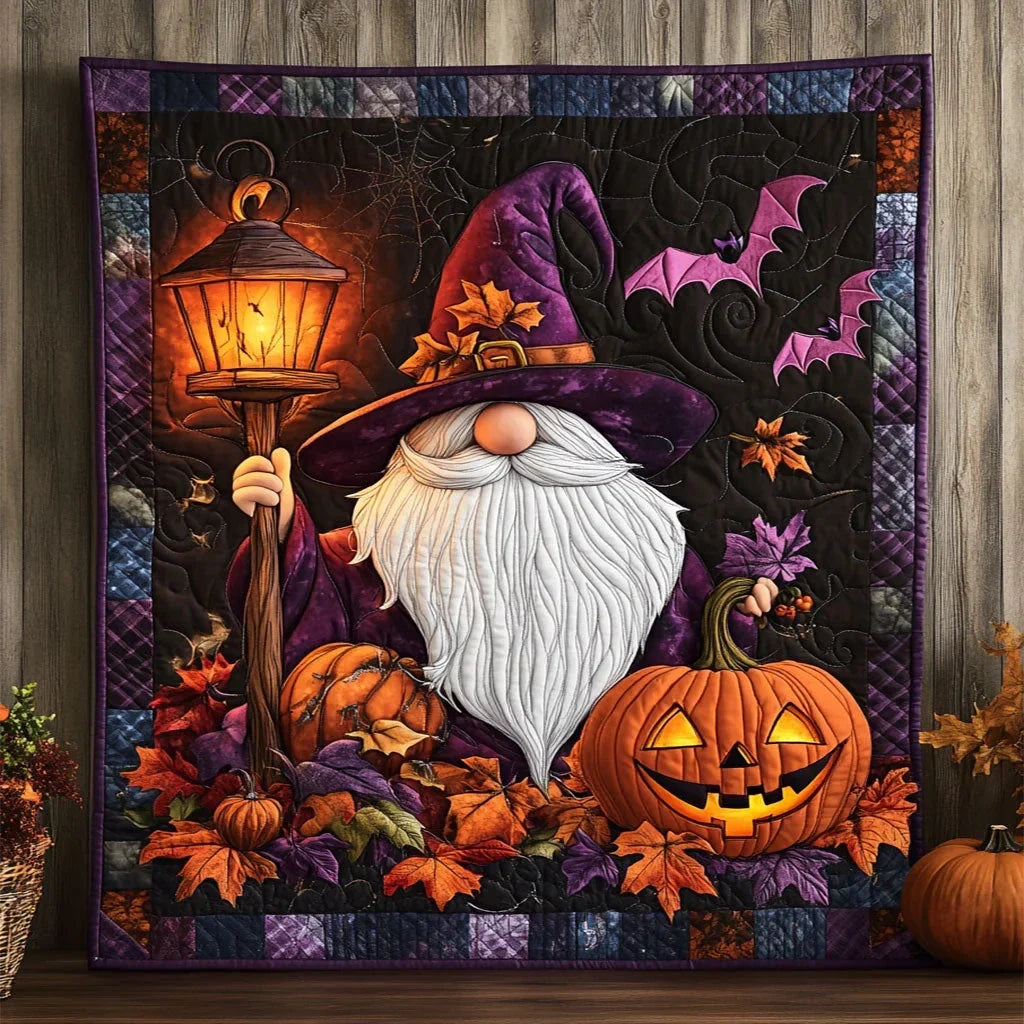 The Pumpkin Spell Quilt Blanket