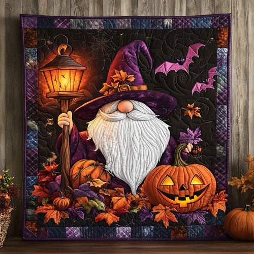 The Pumpkin Spell Quilt Blanket