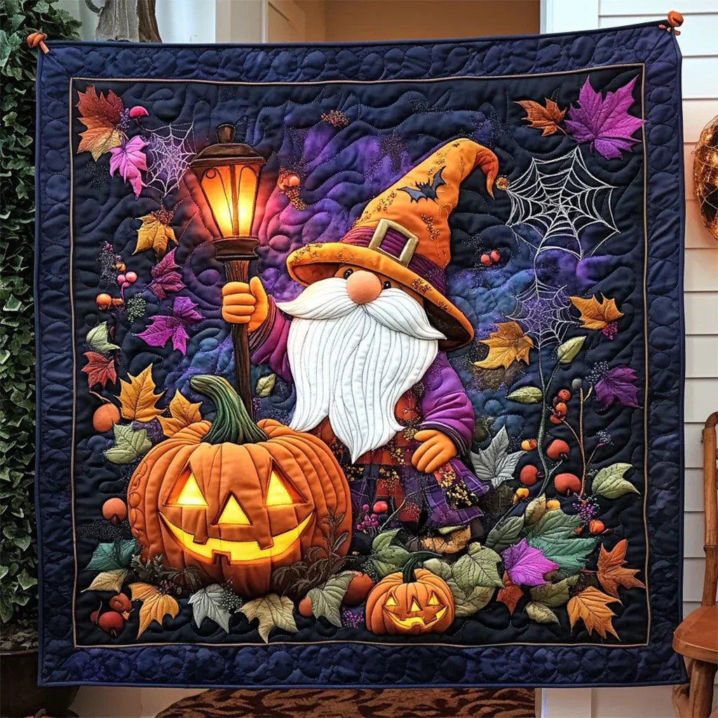 The Pumpkin Spell Quilt Blanket