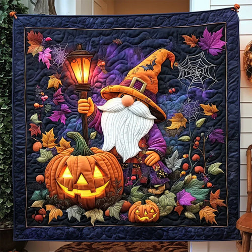 The Pumpkin Spell Quilt Blanket