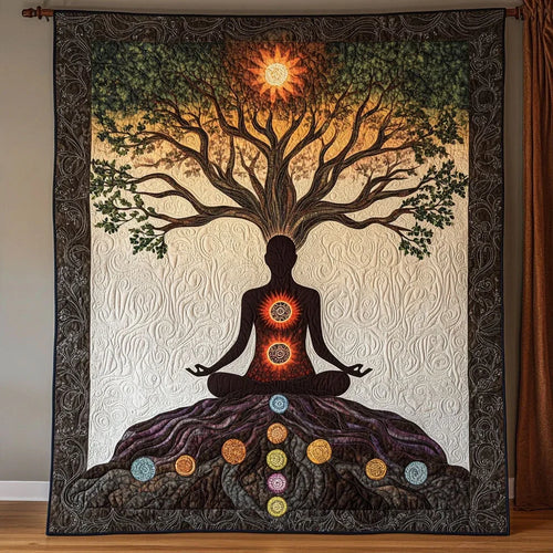 The Soul's Alignment Quilt Blanket