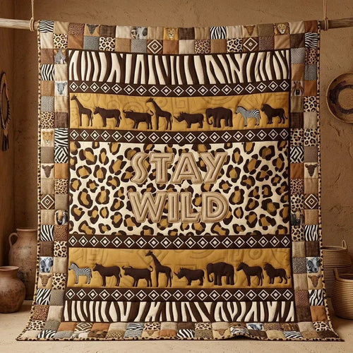 The Wild Call Quilt Blanket - Quilted Blanket by Wild and Way