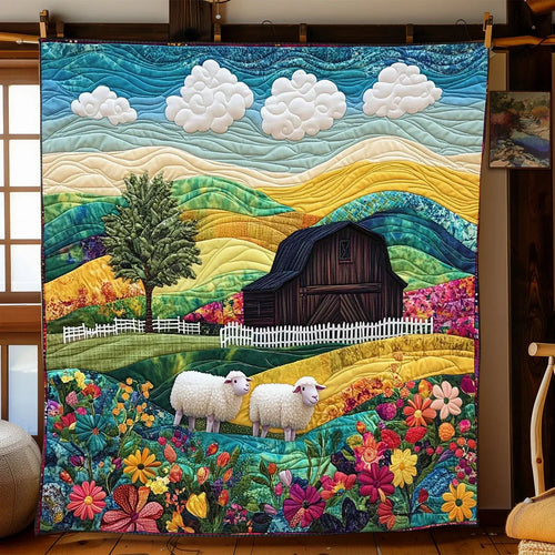 The Woolly Fence Quilt Blanket