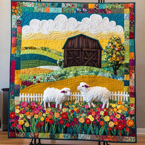 The Woolly Fence Quilt Blanket