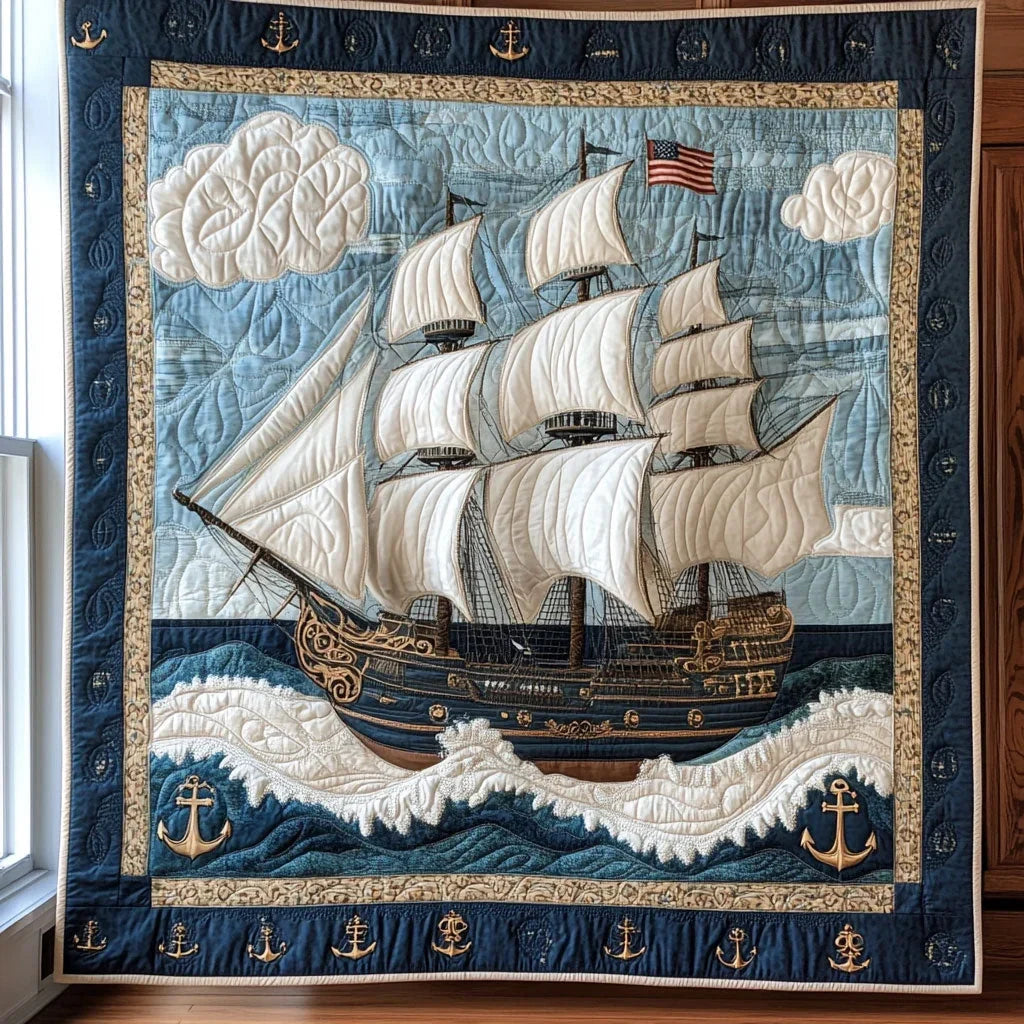 Tide Voyage Quilt Blanket
