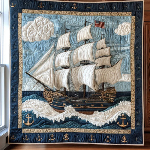 Tide Voyage Quilt Blanket