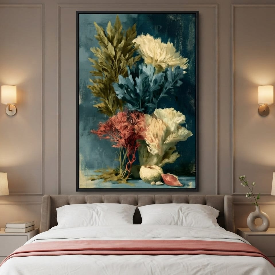 Tides of Forgotten Flora Canvas Wall Art