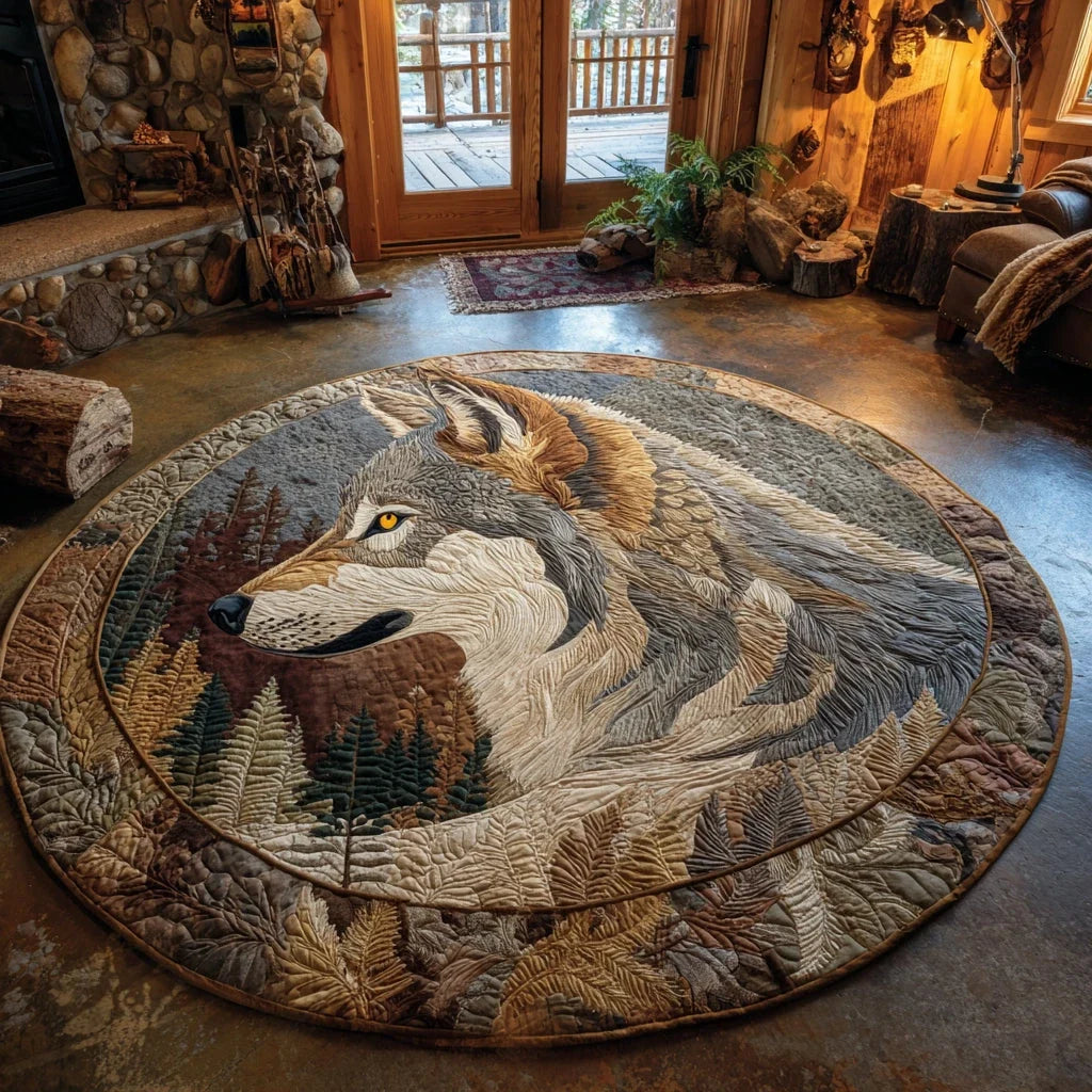 Timber Soul Quilted Round Mat