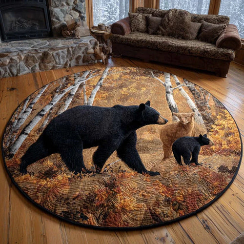 Timber Wanderer Quilted Round Mat