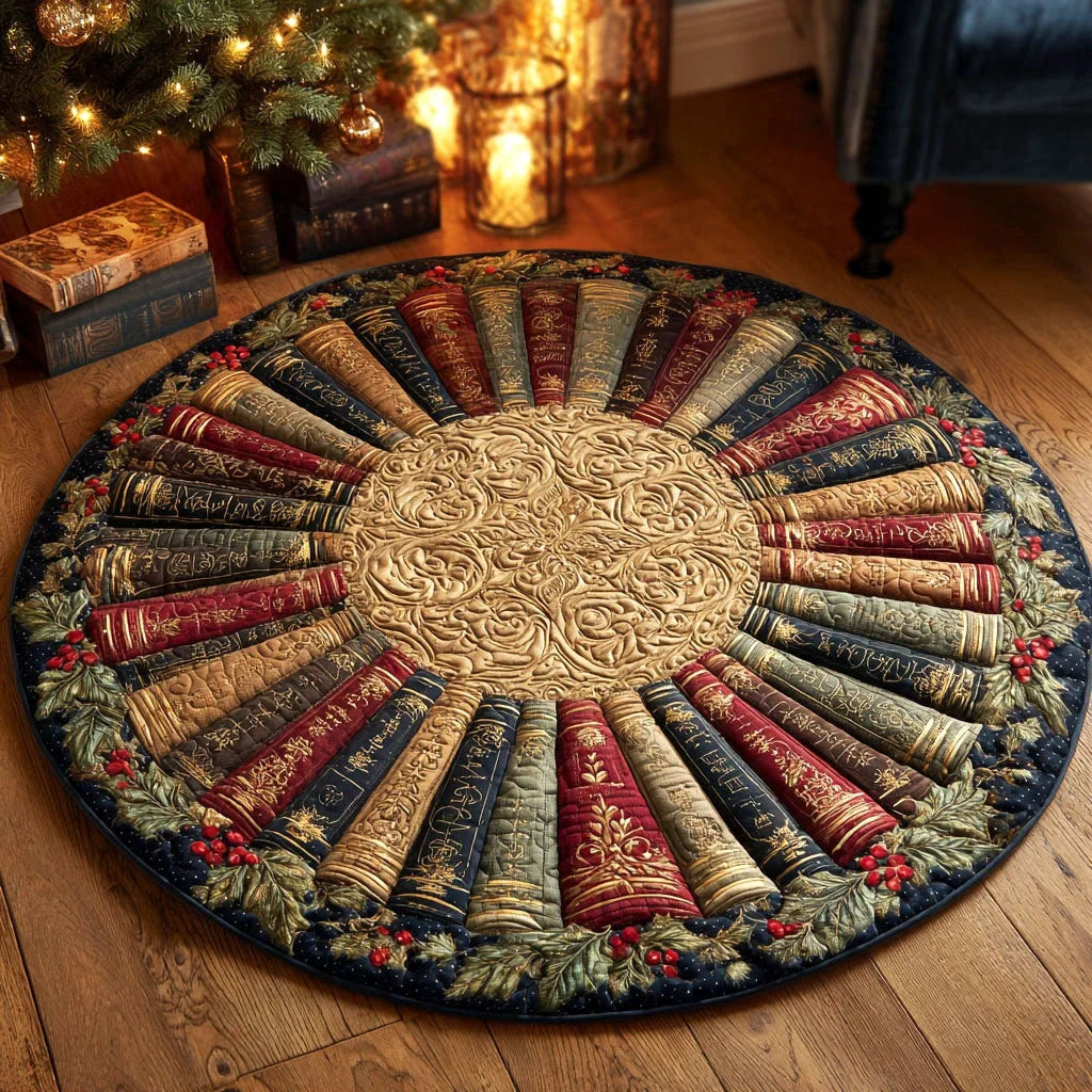 Timeless Reader Quilted Round Mat