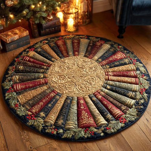 Timeless Reader Quilted Round Mat