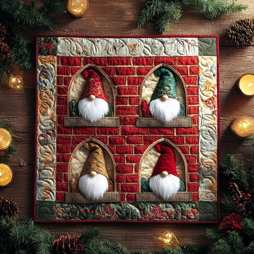 Tiny Visitors Quilted Table Topper
