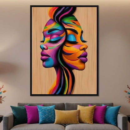 Soul Sisters in Color Canvas Wall Art