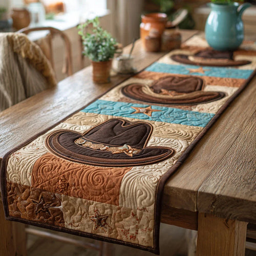 Trail Dust Quilted Table Runner