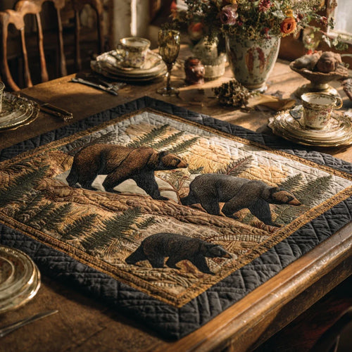 Trailside Den Quilted Table Topper