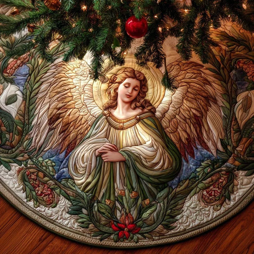 Tranquil Prayer Quilted Tree Skirt