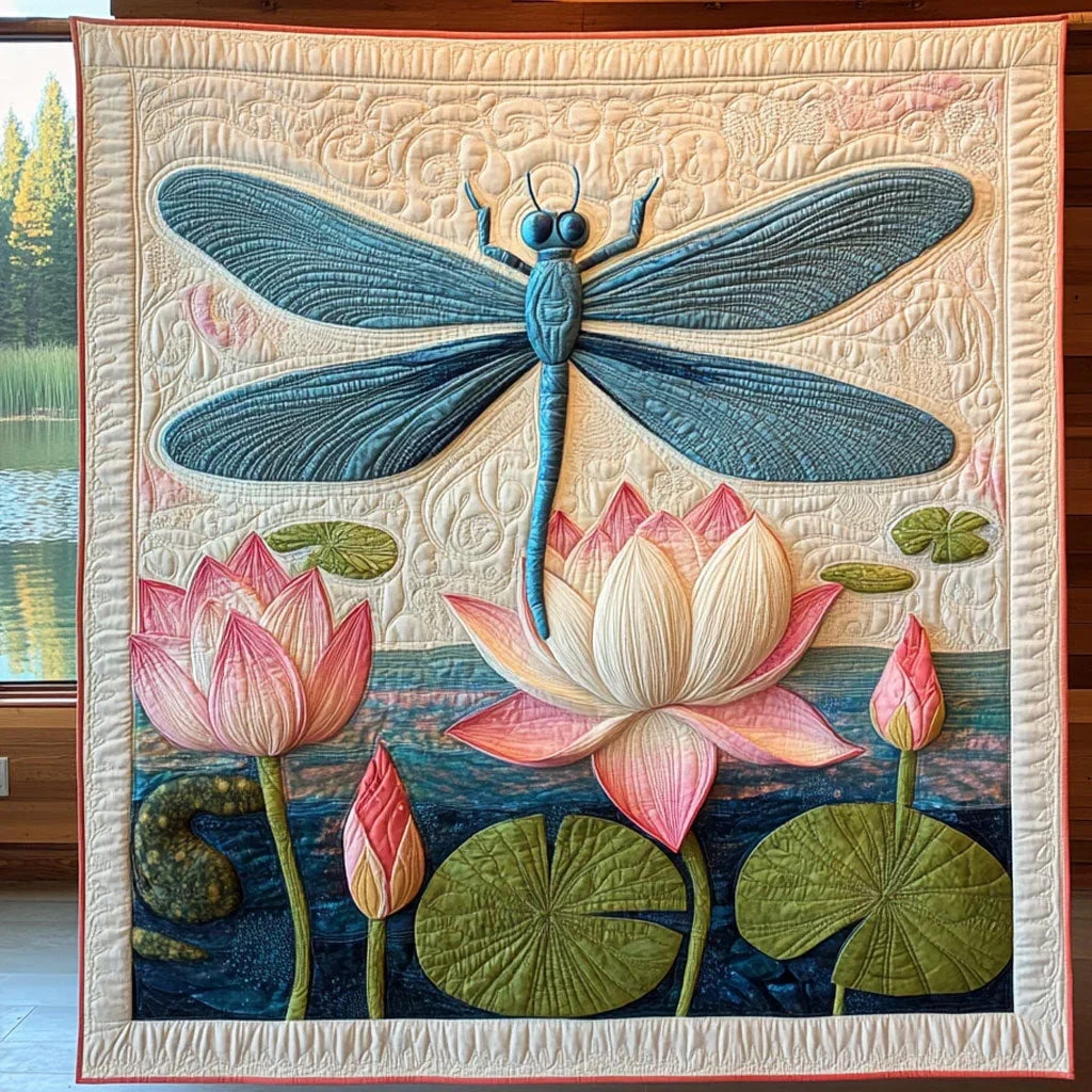 Tranquil Waters Flight Quilt Blanket