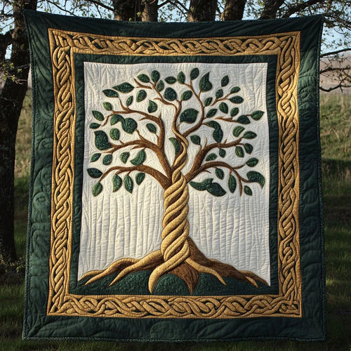 Tree Of Ancients Quilt Blanket