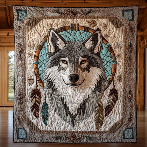Tribal Alpha Quilt Blanket
