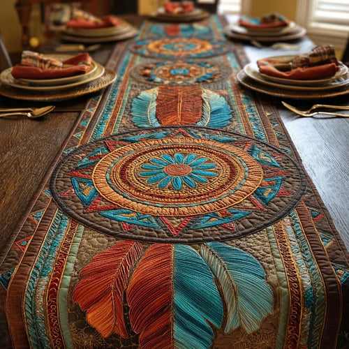 Tribal Dream Quilted Table Runner