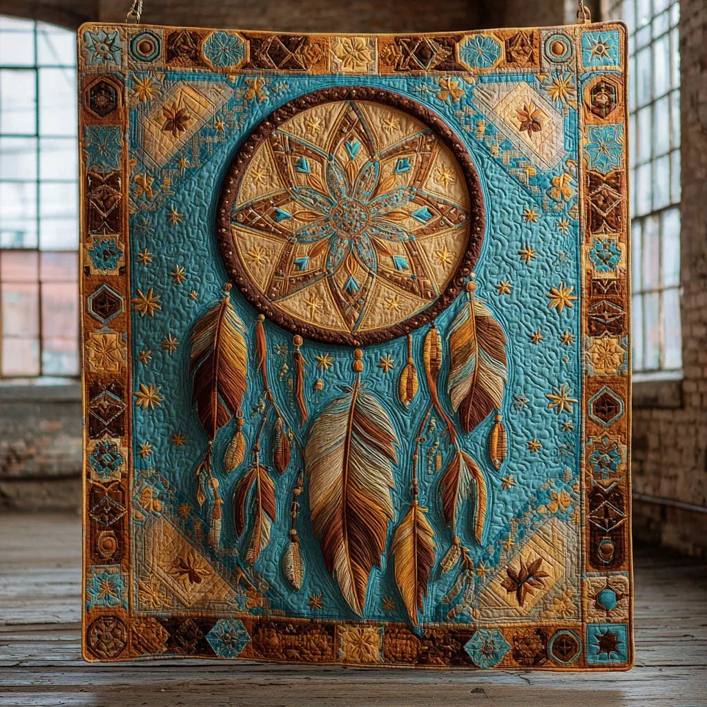 Tribal Dreamcatcher Quilt Blanket