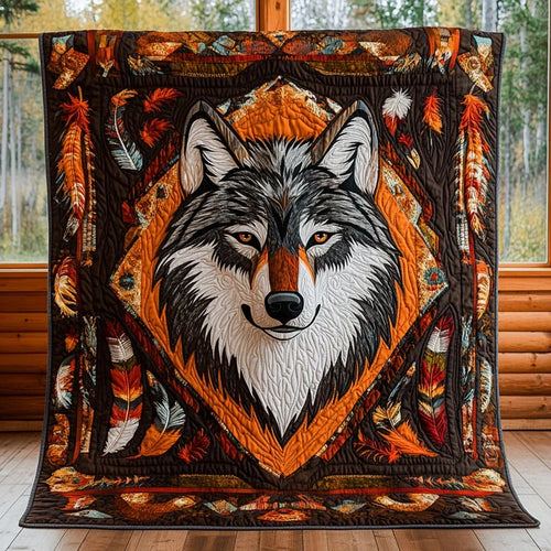 Tribal Fang Quilt Blanket