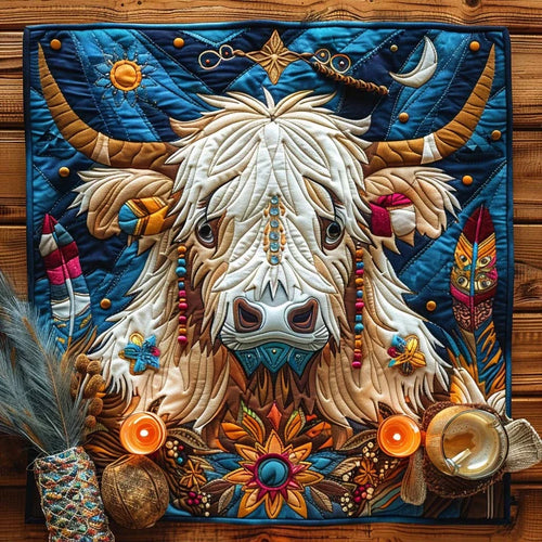Tribal Highland Quilted Table Topper
