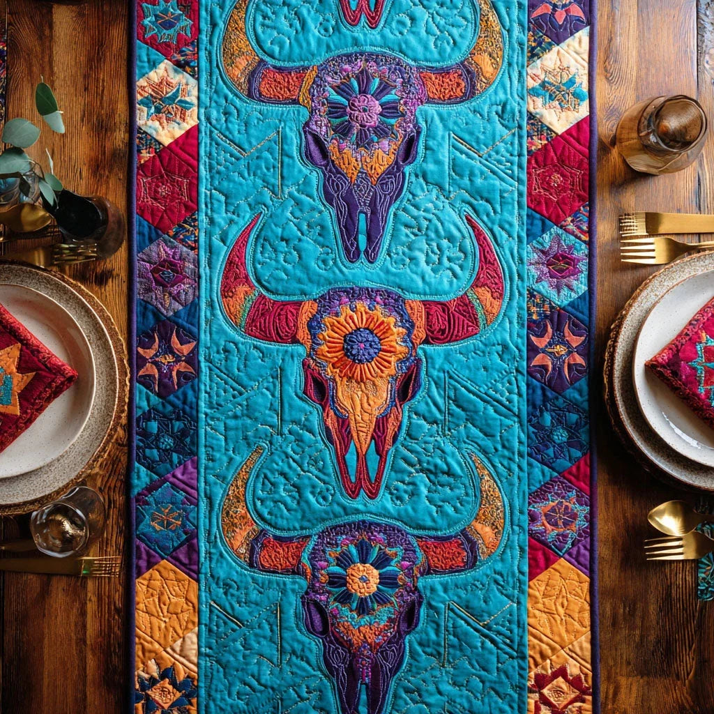 Tribal Legacy Quilted Table Runner