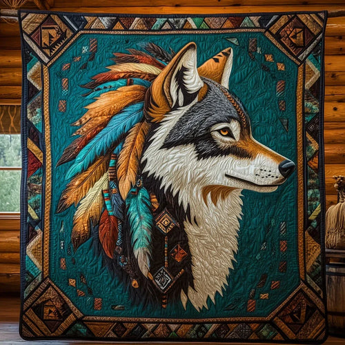 Tribal Moon Quilt Blanket