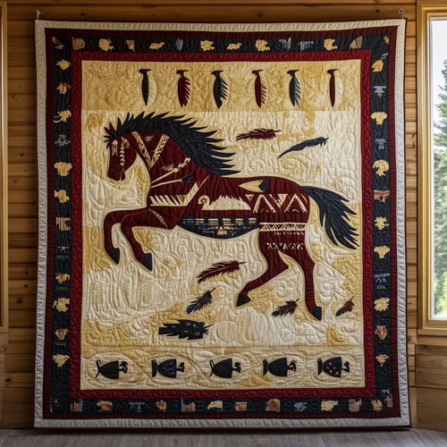 Tribal Ride Quilt Blanket