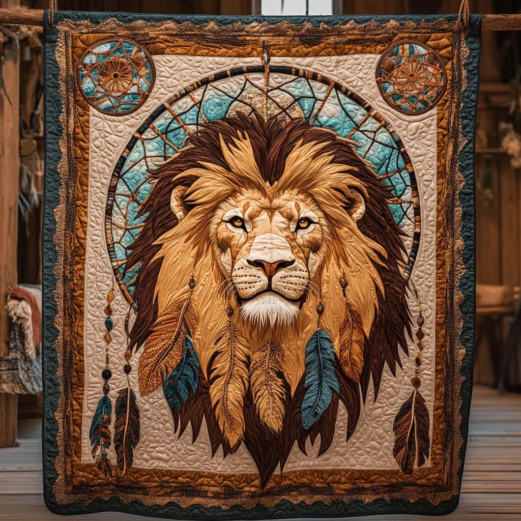 Tribal Roar Quilt Blanket