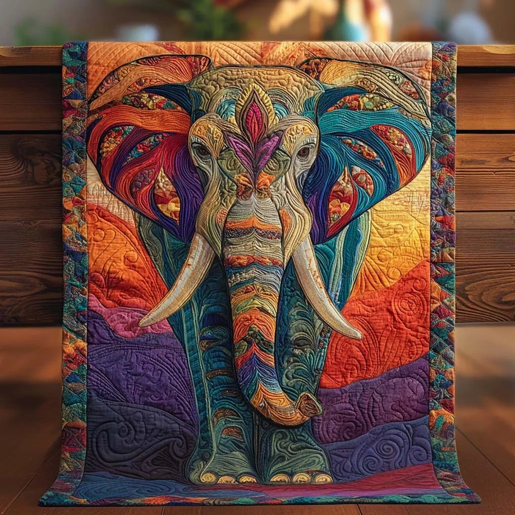 Tribal Spirit Quilted Table Runner