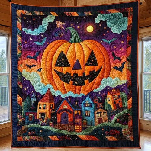 Trickster's Moon Quilt Blanket
